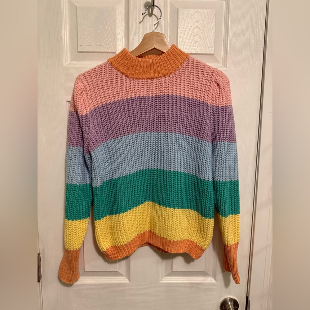 Colorful Striped Sweater